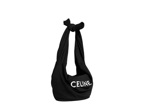 medium sweat celine bag in molleton with celine print